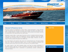 Tablet Screenshot of phoenicianmarine.com